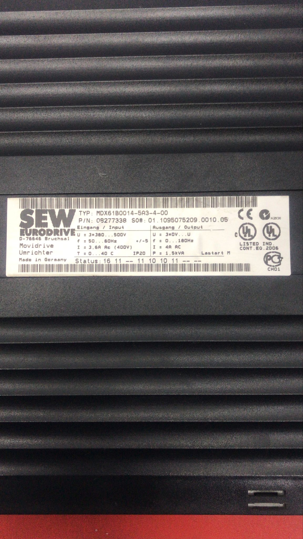 SEW EURODRIVE MDX61B0014-5A3-4-00 2 auto draft