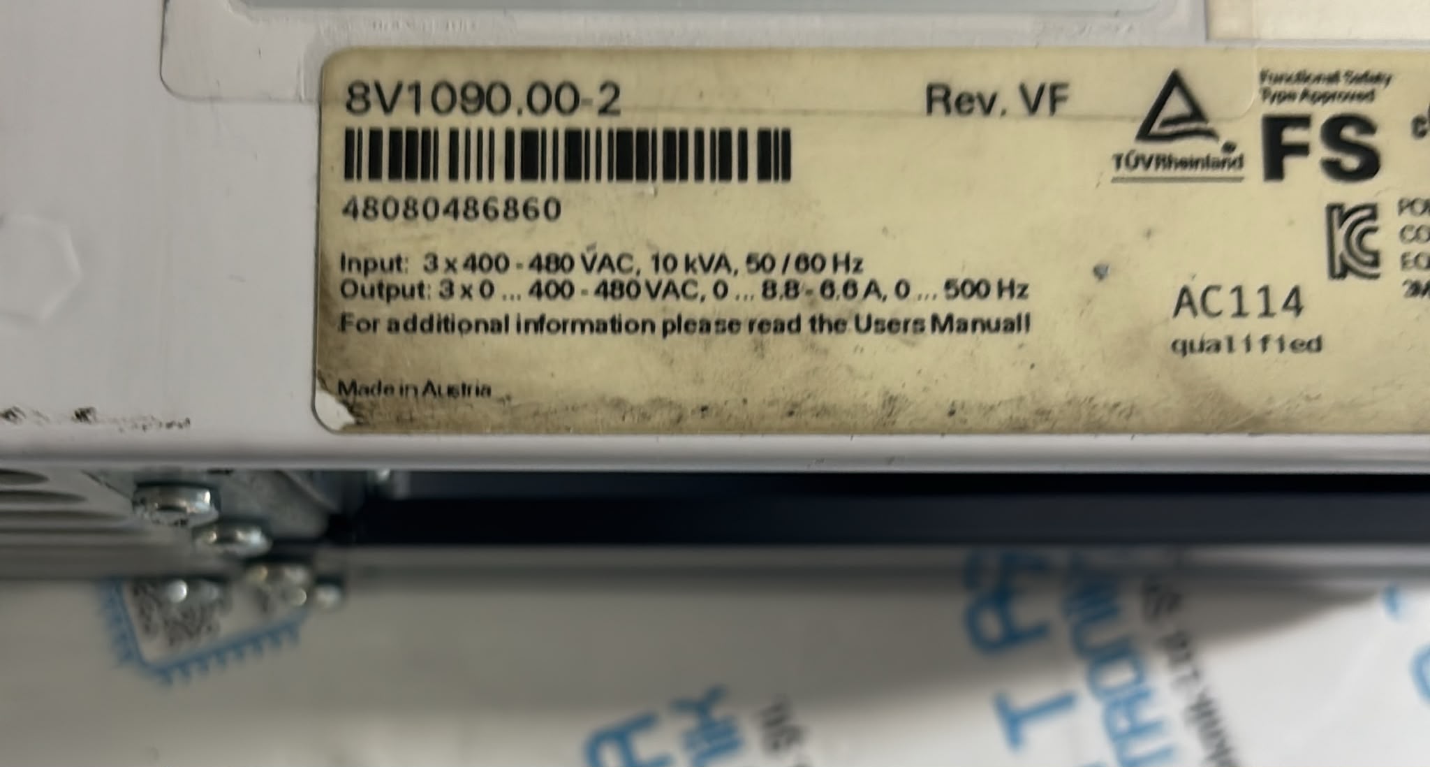 B&R ACOPOS 1090 8V1090.00-2 2 B&R ACOPOS 1090 8V1090.00-2 - Görsel 2