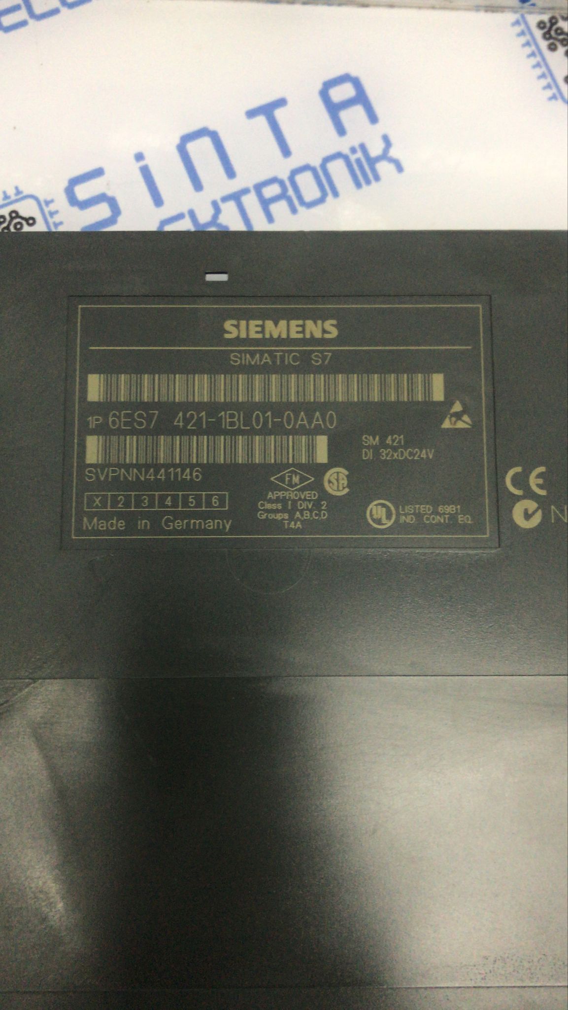 SIEMENS SIMATIC S7 6ES7421-1BL01-0AA0 2 SIEMENS SIMATIC S7 6ES7421-1BL01-0AA0 - Görsel 2