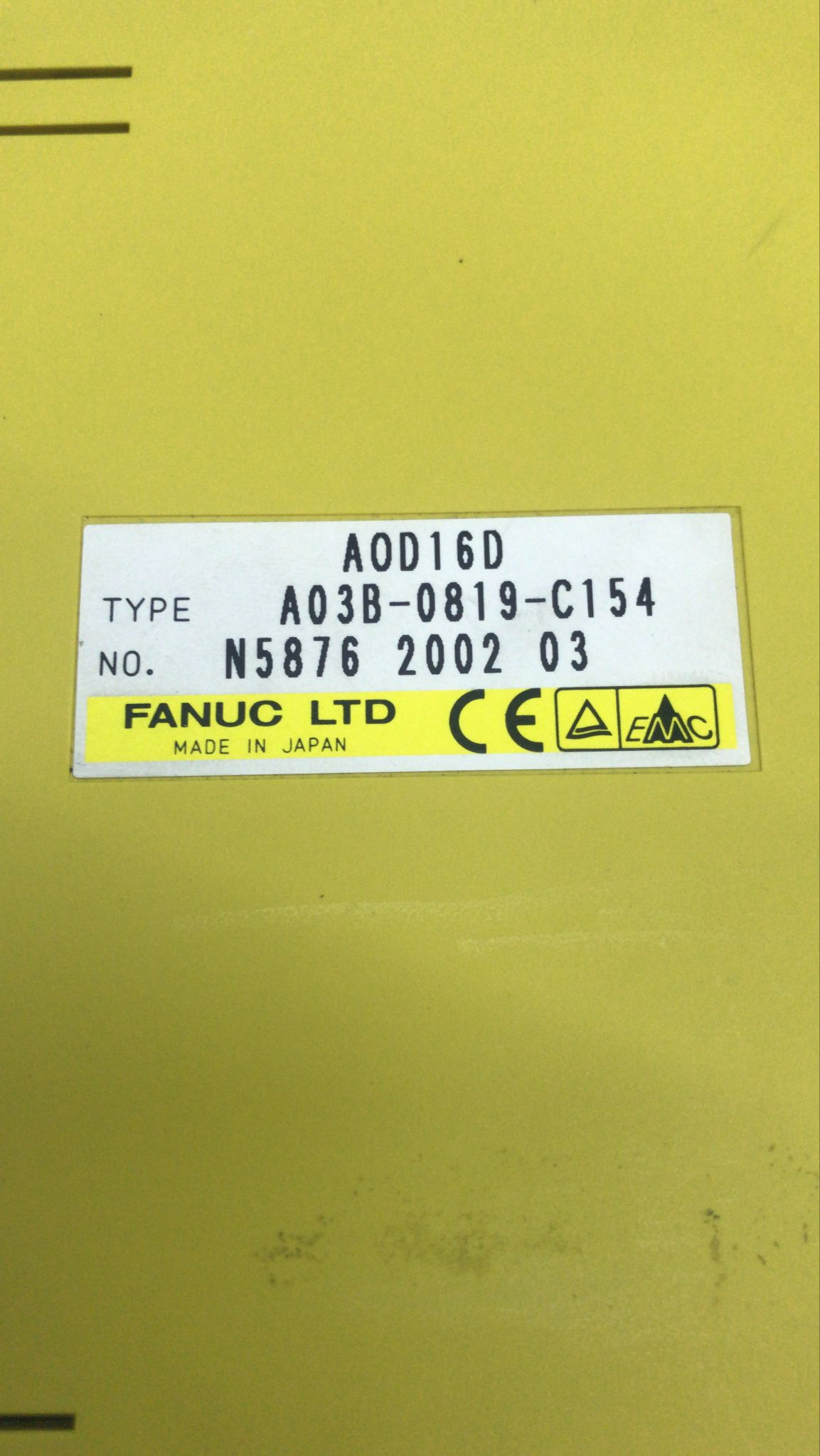 FANUC A03B-0819-C154 2 FANUC A03B-0819-C154 - Görsel 2