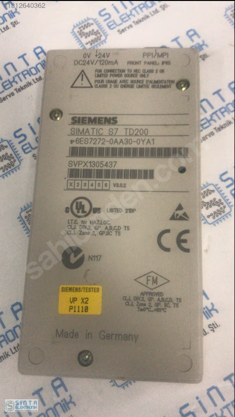 SIEMENS SIMATIC S7 6ES7272-0AA30-0YA1 3 SIEMENS SIMATIC S7 6ES7272-0AA30-0YA1 - Görsel 3